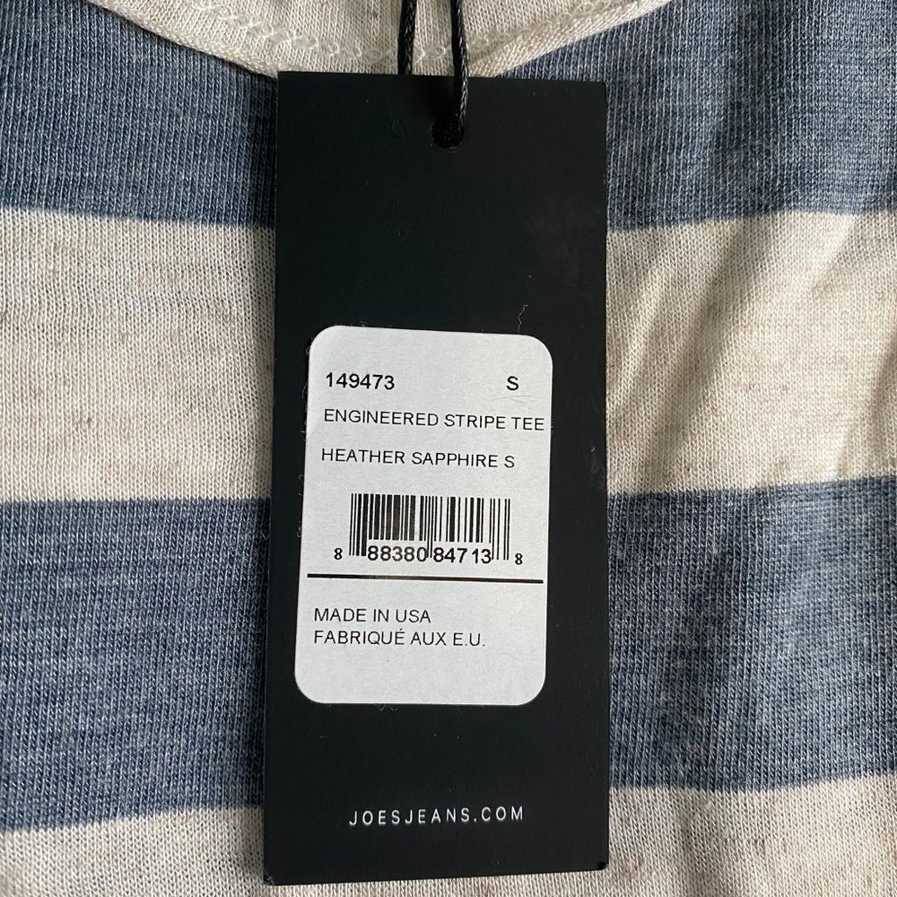 Joe's Jeans Engineered Stripe Print T-Shirt - Picture 4 of 5